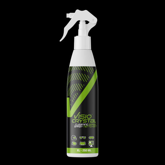 Bottle of VisioCrystal 250ml Surface Cleaner Spray for prepping surfaces before applying waterproof treatment.